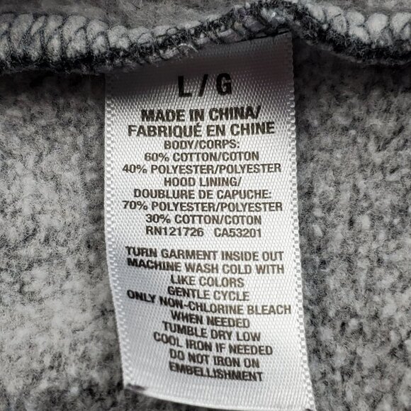 Aeropostale Large Gray Pullover Hoodie - Picture 7 of 8